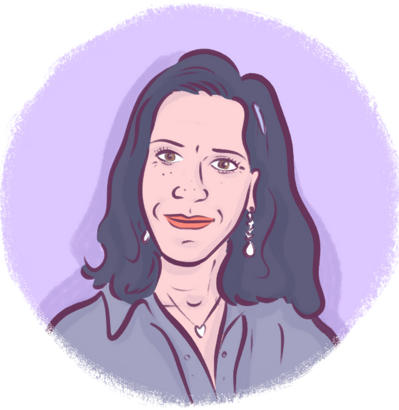 Illustrated portrait of Manon Coutarel
